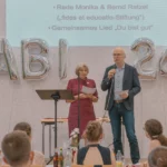 Monika und Bernd Ratzel bei der Abiturfeier 2024