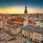 Münchner Innenstadt von oben